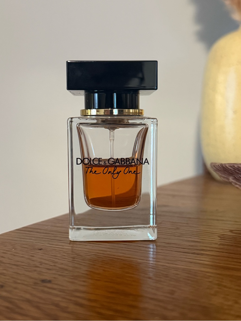 Dolce & Gabbana Clear Glass Perfume Bottle